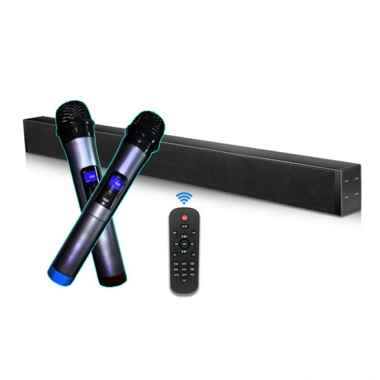 N-S02WX 60W Soundbar Home Theater bluetooth Speaker 3D Stereo Bass DSP Sound KTV Audio Sound Bar Fiber Coaxial Wall Speaker