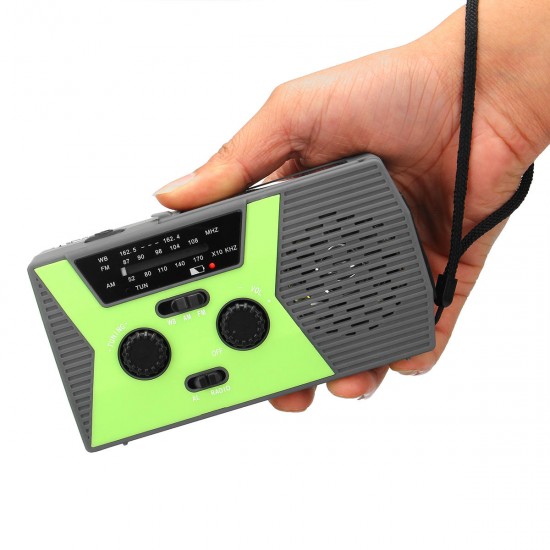 NOAA Weather FM Radio Emergency Solar Hand Crank Self Powered Flashlight Power Bank Reading Lamp Radio NOAA Weather FM Radio Emergency Solar Hand Crank Self Powered Flashlight Power Bank Reading Lamp Radio