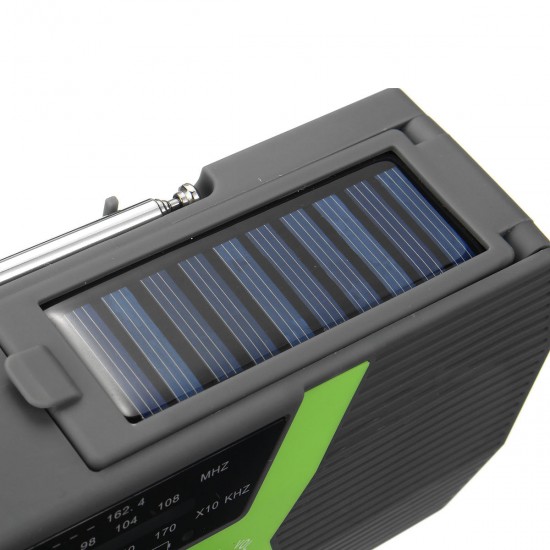 NOAA Weather FM Radio Emergency Solar Hand Crank Self Powered Flashlight Power Bank Reading Lamp Radio NOAA Weather FM Radio Emergency Solar Hand Crank Self Powered Flashlight Power Bank Reading Lamp Radio