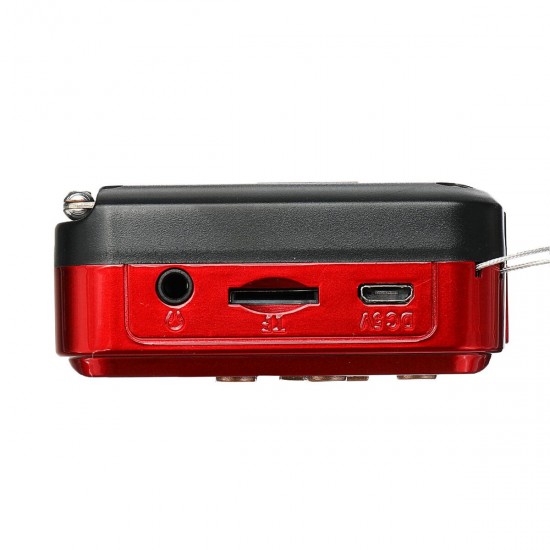 KK61 Portable FM Radio Mini TF Card Speaker MP3