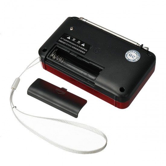 KK61 Portable FM Radio Mini TF Card Speaker MP3