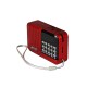 S61 Portable FM Radio TF Card Speaker Player