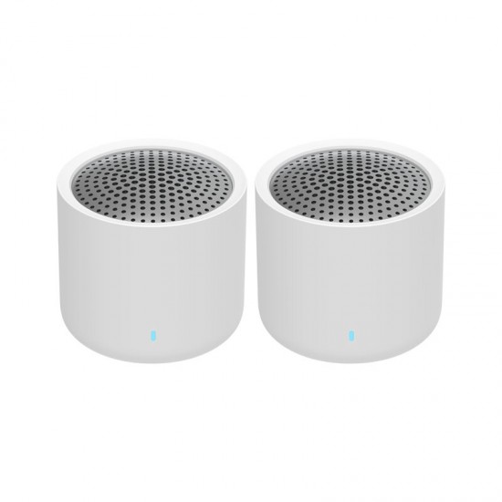 Portable TWS bluetooth 5.0 Speaker 2PCS Mini 2.0 Wireless Stereo Bass Subwoofer with HD Mic