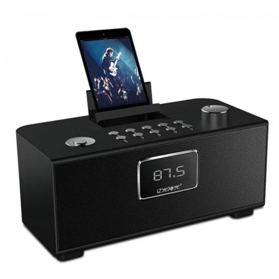 PN-06 Protable bluetooth 4.1 EDR Alarm Clock DSP Speaker TF with Phone Stand PN-06 Protable bluetooth 4.1 EDR Alarm Clock DSP Speaker TF with Phone Stand
