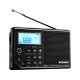 6205 Portable Radio FM MW SW DSP Digital Tuning Radio Support TF Card MP3 Recording Radio