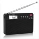 6207 Radio AM FM Dual Band Radio Alarm Clock TF Card MP3 Player