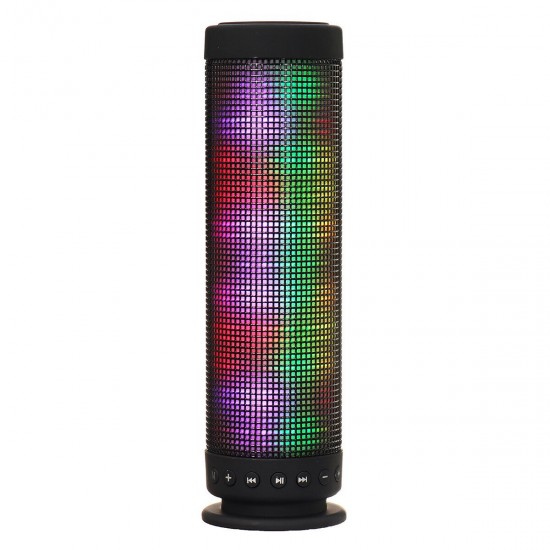 Portable 3D Pulse Wireless bluetooth Speaker LED lights Colorful Music TF Card 3.5mm Aux Handsfree Stereo Speaker