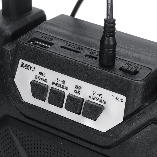 Portable 60Hz-15KHz Bluetooth 5.0 Wireless Speaker 3000mAh Rechargeable High-power Subwoofer Support FM Radio AUX Audio Input Portable 60Hz-15KHz Bluetooth 5.0 Wireless Speaker 3000mAh Rechargeable High-power Subwoofer Support FM Radio AUX Audio Input