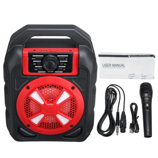 Portable 9W bluetooth Wireless Speaker Colorful Light Hifi Stereo Outdoor Handsfree Headset With Mic Support FM TF USB AUX Portable 9W bluetooth Wireless Speaker Colorful Light Hifi Stereo Outdoor Handsfree Headset With Mic Support FM TF USB AUX