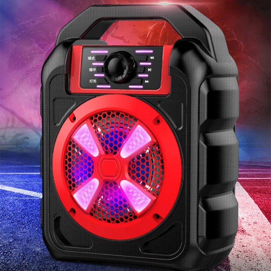 Portable 9W bluetooth Wireless Speaker Colorful Light Hifi Stereo Outdoor Handsfree Headset With Mic Support FM TF USB AUX Portable 9W bluetooth Wireless Speaker Colorful Light Hifi Stereo Outdoor Handsfree Headset With Mic Support FM TF USB AUX