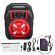Portable 9W bluetooth Wireless Speaker Colorful Light Hifi Stereo Outdoor Handsfree Headset With Mic Support FM TF USB AUX Portable 9W bluetooth Wireless Speaker Colorful Light Hifi Stereo Outdoor Handsfree Headset With Mic Support FM TF USB AUX