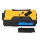 Portable AM FM NOAA Radio Solar Crank Emergency Weather Flashlight Rechargeable Power Bank for iPhone