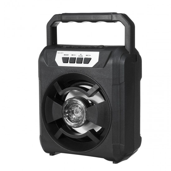 Portable AS101 bluetooth LED Light Hifi Speaker Outdoor Loudspeaker Support AUX USB TF FM