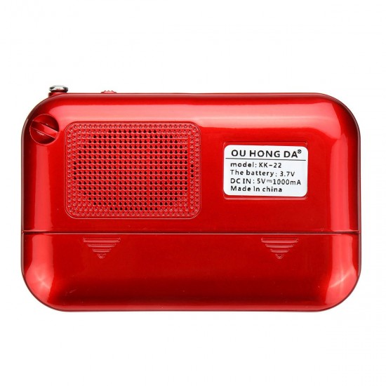 Portable Digital Display FM Radio TF Card USB MP3 Music Player Clock Alarm Radio Speaker Portable Digital Display FM Radio TF Card USB MP3 Music Player Clock Alarm Radio Speaker