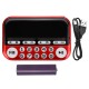 Portable Digital Display FM Radio TF Card USB MP3 Music Player Clock Alarm Radio Speaker Portable Digital Display FM Radio TF Card USB MP3 Music Player Clock Alarm Radio Speaker