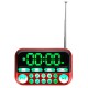 Portable Digital Display FM Radio TF Card USB MP3 Music Player Clock Alarm Radio Speaker Portable Digital Display FM Radio TF Card USB MP3 Music Player Clock Alarm Radio Speaker