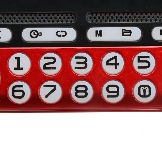 Portable Digital Display FM Radio TF Card USB MP3 Music Player Clock Alarm Radio Speaker Portable Digital Display FM Radio TF Card USB MP3 Music Player Clock Alarm Radio Speaker