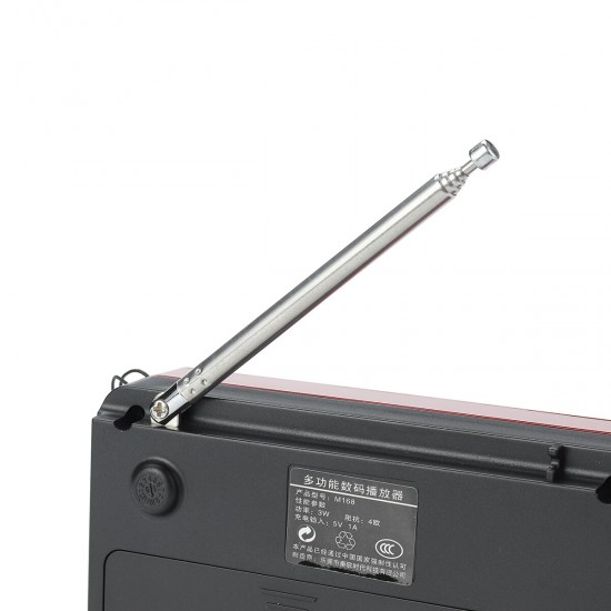 Portable FM AM SW 21 Bands DSP Digital Radio USB TF Card MP3 Music Player Speaker With Telescopic Antenna Portable FM AM SW 21 Bands DSP Digital Radio USB TF Card MP3 Music Player Speaker With Telescopic Antenna