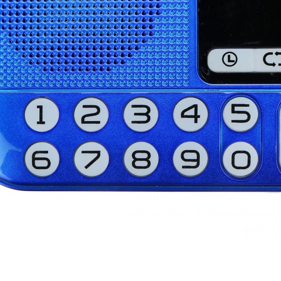 Portable FM Radio Digital Display Dual Voice Coil Speaker TF Card Music Player Portable FM Radio Digital Display Dual Voice Coil Speaker TF Card Music Player