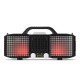 Portable LED Light bluetooth 5.0 Speaker Super Bass Multiple Mode Loudspeaker with Mic