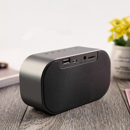 Portable LED Wireless bluetooth Speaker Dual Units FM Radio Alarm Clock USB Micro SD TF AUX Speaker Portable LED Wireless bluetooth Speaker Dual Units FM Radio Alarm Clock USB Micro SD TF AUX Speaker