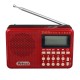 Portable Mini 70MHz-108MHz FM/AM/SW Radio Rechargeable MP3 Music Player Speaker Support TF Card U Disk Playback Portable Mini 70MHz-108MHz FM/AM/SW Radio Rechargeable MP3 Music Player Speaker Support TF Card U Disk Playback
