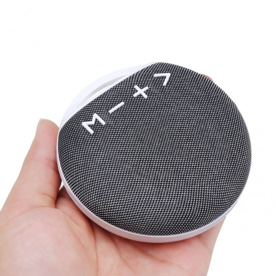 Portable Mini Outdoor Wireless bluetooth Stereo Cloth Speaker with Lanyard Strap Microphone Support TF Card USB