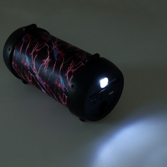 Portable Outdoors Wireless bluetooth Speaker FM Radio TF Card U Disk Flash Light Subwoofer Speaker with Mic Portable Outdoors Wireless bluetooth Speaker FM Radio TF Card U Disk Flash Light Subwoofer Speaker with Mic