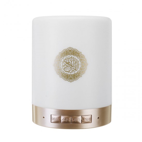 Portable Quran Wireless bluetooth Speaker LED Touch Lamp TF Card FM Radio Speaker