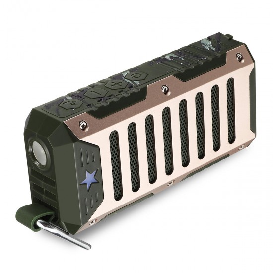 Portable Wireless bluetooth Speaker FM Radio TF Card Handsfree Shockproof Bass Outdoors Subwoofer