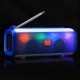Portable bluetooth Wireless Speaker Dual Drivers FM Radio TF Card 3D Stereo LED Light Subwoofer with Mic Portable bluetooth Wireless Speaker Dual Drivers FM Radio TF Card 3D Stereo LED Light Subwoofer with Mic