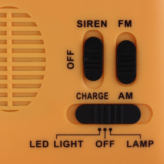 RD339 Solar Powered AM FM Radio with Flashlight Lamp