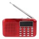 PR11 Portable Digital Tuning FM AM Radio TF Card USB Disk MP3 Music Player Flashlight