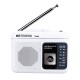 TR-606 FM AM Portable Radio with Cassette Playback Voice Recorder