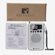 TR106 Portable FM AM Radio 87-108 MHz 520-1710 KHz with LCD Screen Speaker Headphone Jack Alarm Clock