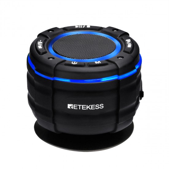 TR622 87-108MHz FM Radio bluetooth IP67 Waterproof Speaker LED Light Music Player for Dancing Sing Outdoor