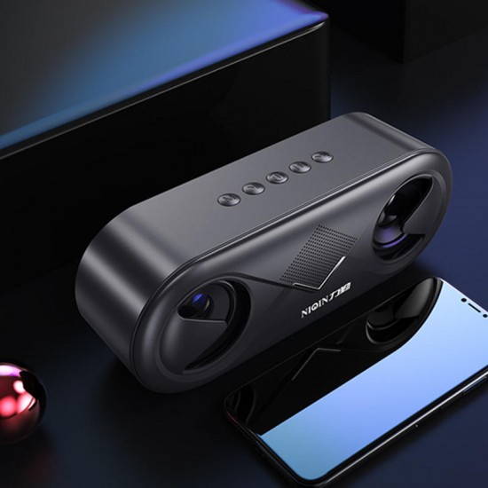 S6 Wireless bluetooth 5.0 4D Stereo Surround Sound Speaker Hifi Driver Flash Light Handsfree Headset