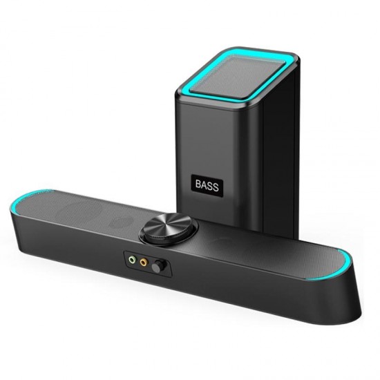 D-238 bluetooth Sound Bar 3.5mm Wireless Speaker Bass Subwoofer 4D Stereo Knob Desktop Amplifier D-238 bluetooth Sound Bar 3.5mm Wireless Speaker Bass Subwoofer 4D Stereo Knob Desktop Amplifier