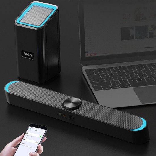 D-238 bluetooth Sound Bar 3.5mm Wireless Speaker Bass Subwoofer 4D Stereo Knob Desktop Amplifier D-238 bluetooth Sound Bar 3.5mm Wireless Speaker Bass Subwoofer 4D Stereo Knob Desktop Amplifier