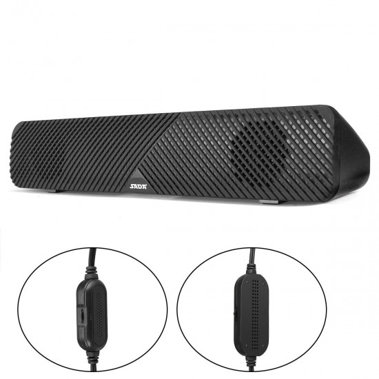 V-108 Computer bluetooth 5.0 Sound Bar HiFi Stereo USB Powered Multimedia Speaker Office Home Speaker