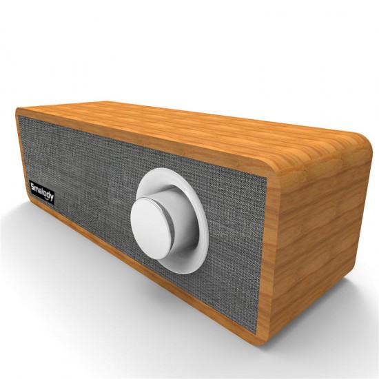 bluetooth Speaker Portable Wooden Wireless Headset Stereo Mini Subwoofer Loudspeaker