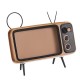 Speaker bluetooth TV Shape Phone Holder Wireless Speaker Retro TV Mini Portable Bluetooth Speaker Mobile Phone Holder USB Charging