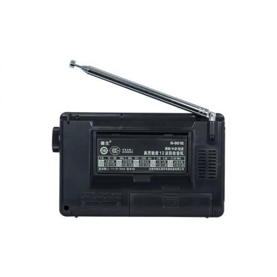 R-9012 Multiband 12 Band FM/AM/SW Portable Y4122H High Sensitivity Radio Receiver