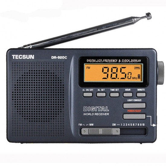 DR-920C FM MW SW 12 Band Digital Clock Alarm Radio Receiver DR-920C FM MW SW 12 Band Digital Clock Alarm Radio Receiver