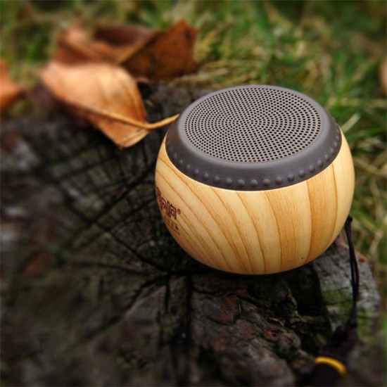 Universal Mini Wooden Wireless bluetooth Portable Outdooors Hands Free Speaker Stereo Subwoofer