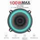 VO-502 5'' 2-Way Mounting Car Speaker 100W Car Stereo Speaker HiFi Audio Vehicle Coaxial Speaker Auto Audio Loudspeaker