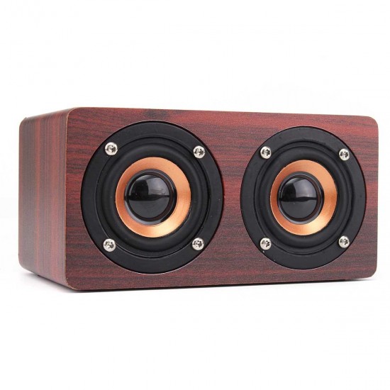 W5 Wireless bluetooth Dual Speaker Wooden Speaker W5 Wireless bluetooth Dual Speaker Wooden Speaker
