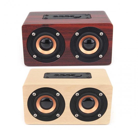 W5 Wireless bluetooth Dual Speaker Wooden Speaker W5 Wireless bluetooth Dual Speaker Wooden Speaker