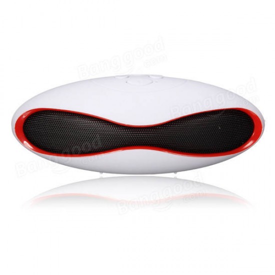Wireless bluetooth Colorful LED Rugby Design Hands Free Portable Stereo Speaker
