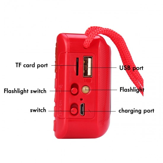 Wireless bluetooth Outdoor LED Flashlight Speaker Stereo Hands-free TF Card FM Radio Speaker with Mic Wireless bluetooth Outdoor LED Flashlight Speaker Stereo Hands-free TF Card FM Radio Speaker with Mic